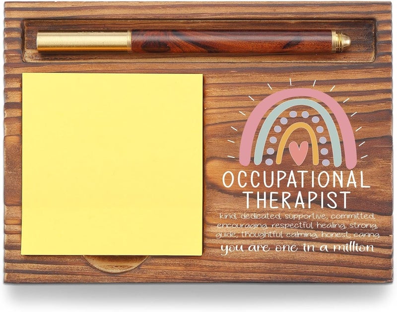 YODOCAMP Occupational Therapist Gift Sticky Note Holder, Appreciation Gifts for Occupational Therapy Gift, Thank You Gifts for OT Therapy Doctor Nurse Assistant Day Week Gifts Sticky Note Pad Holder TZP46 - Image 1